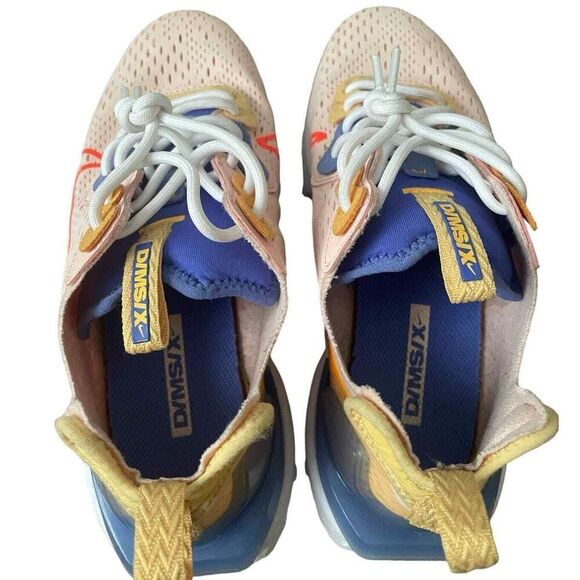 Nike Womens Size 6 React Vision Trainers Sneakers Shoes Washed Coral Orange - Picture 6 of 6